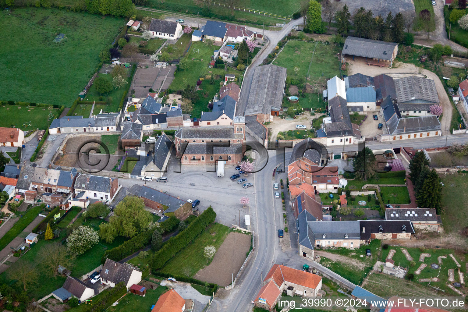 Lesquielles-Saint-Germain in the state Aisne, France