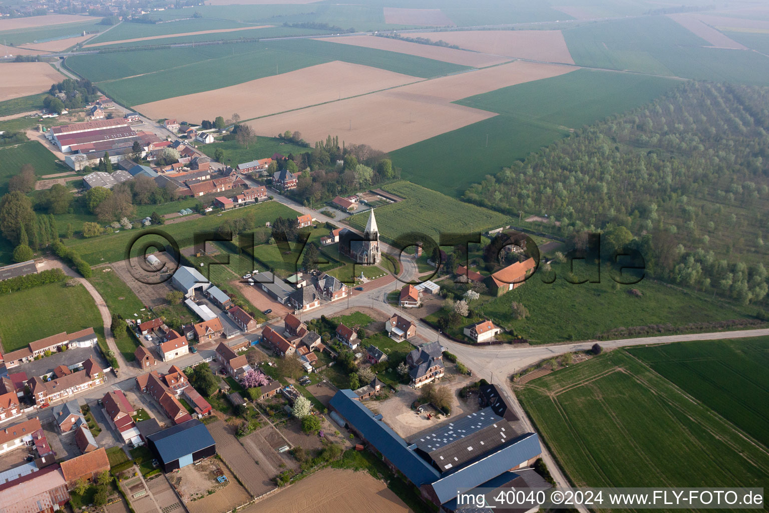 Neuville-Bourjonval in the state Pas de Calais, France