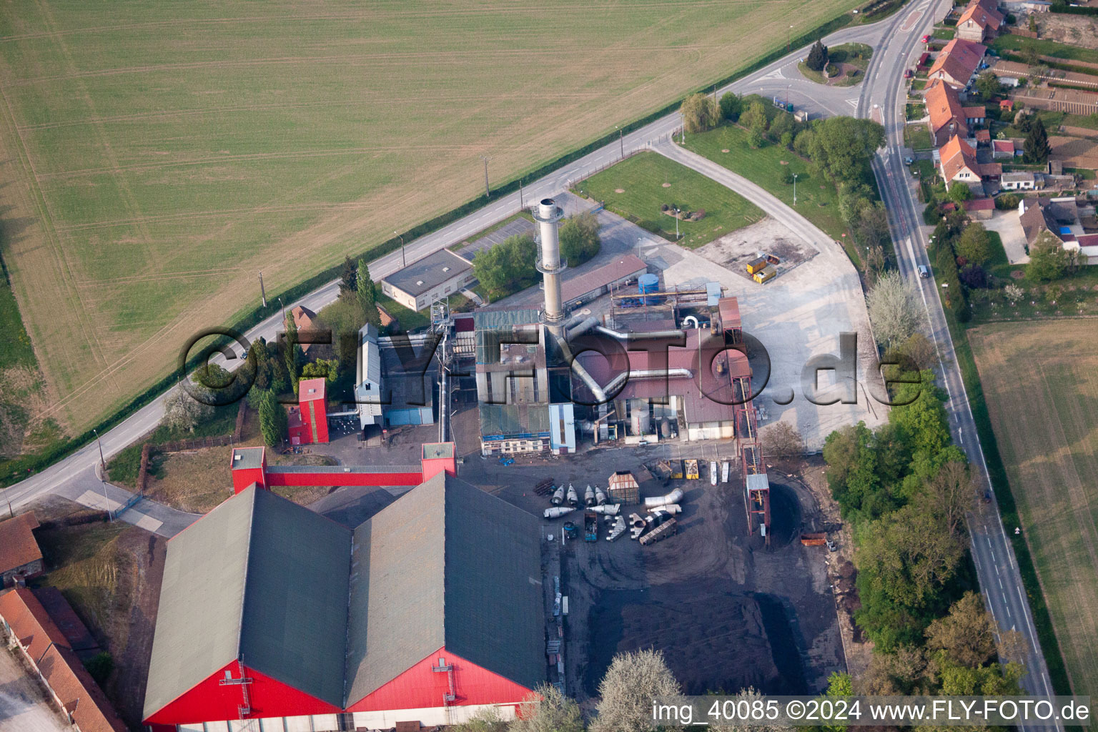 Aerial photograpy of Boiry-Sainte-Rictrude in the state Pas de Calais, France