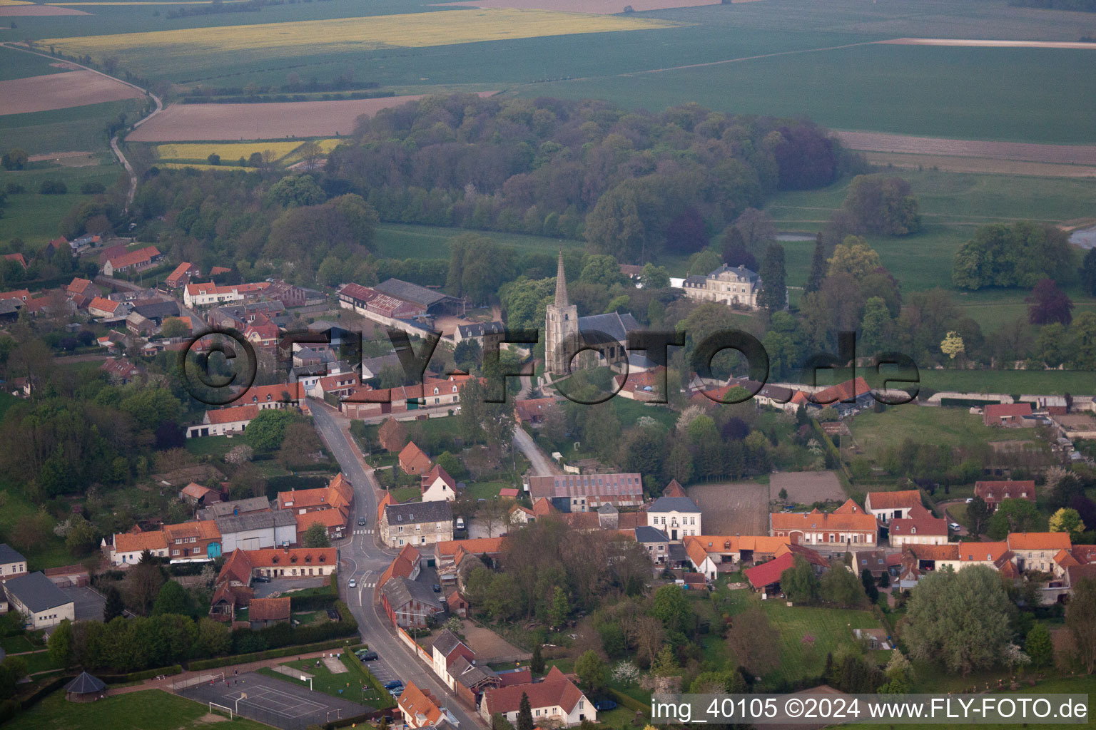 Hermaville in the state Pas de Calais, France