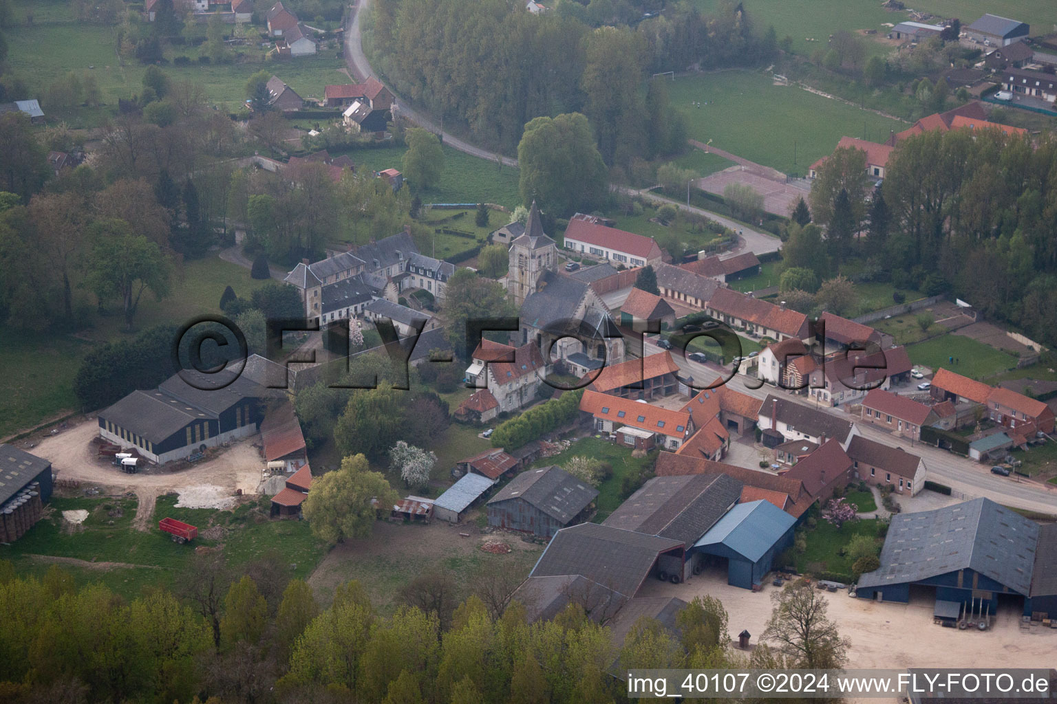 Berles-Monchel in the state Pas de Calais, France