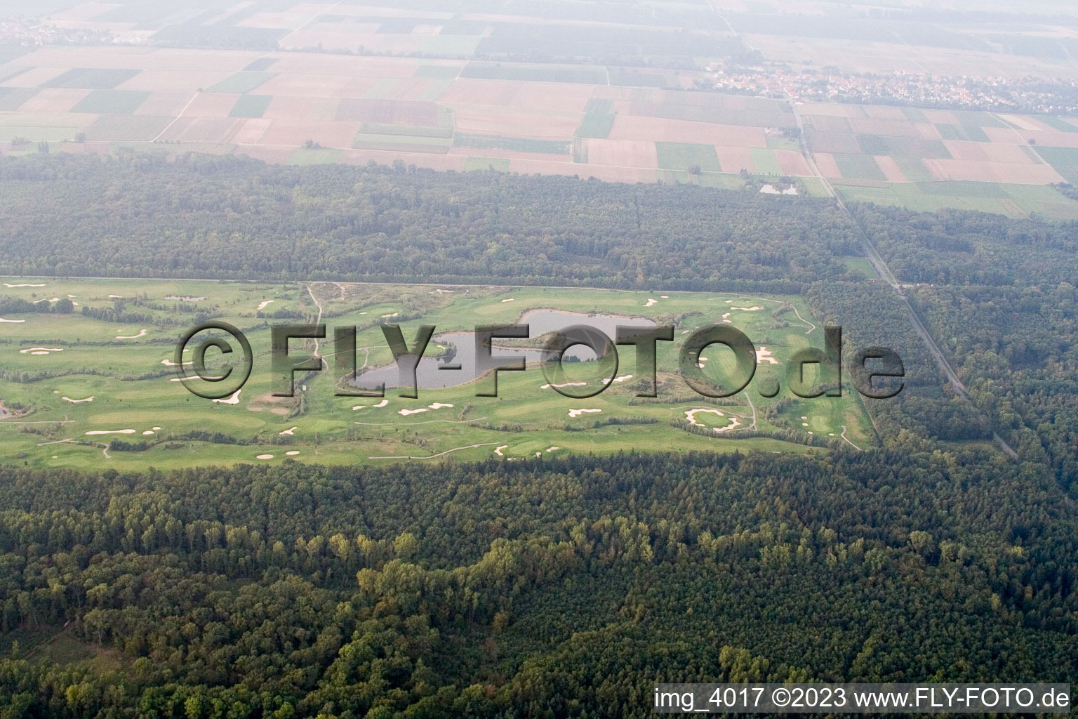 Golf Club Landgut Dreihof SÜW in Essingen in the state Rhineland-Palatinate, Germany from a drone