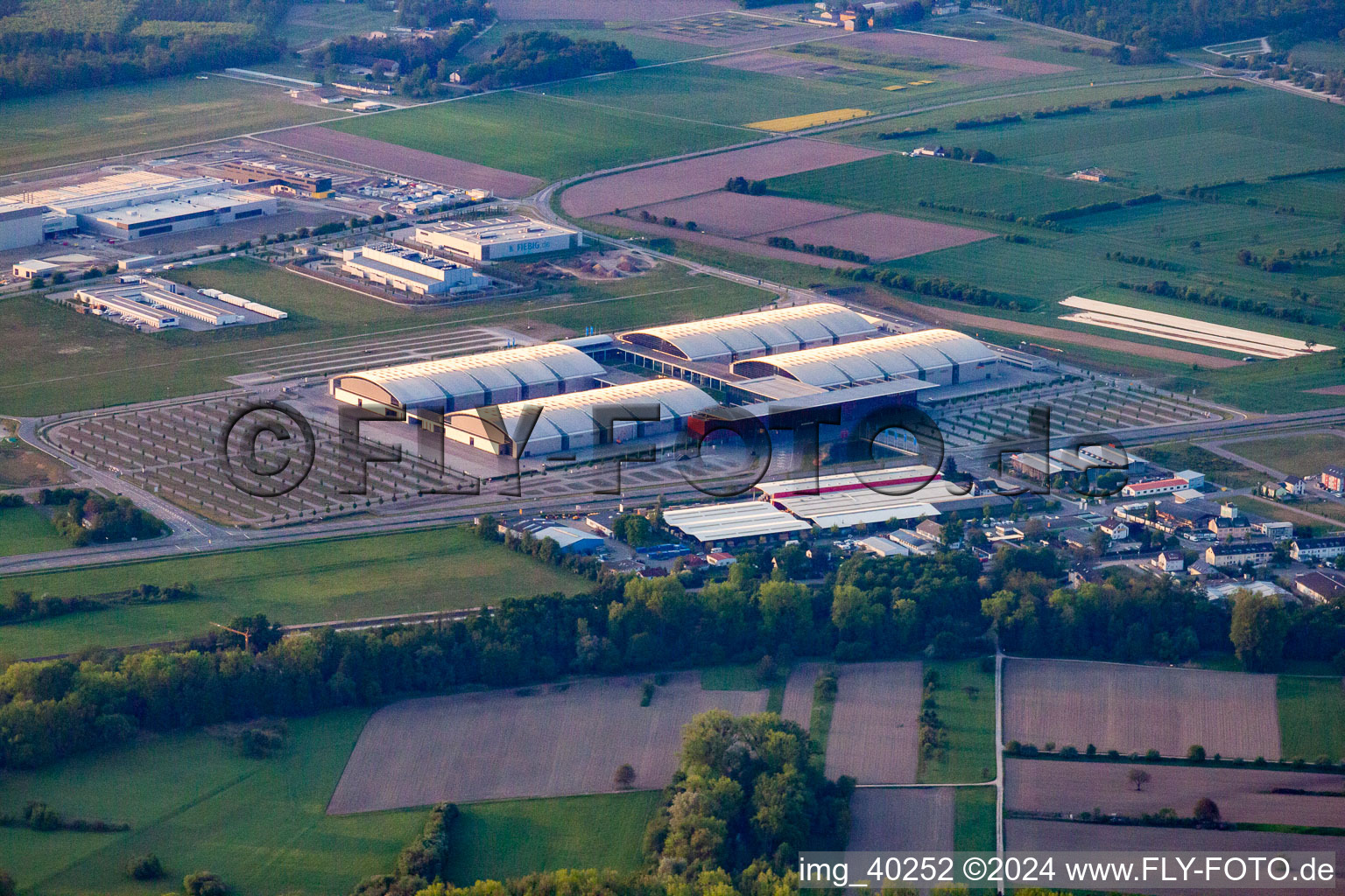 New trade fair in the district Forchheim in Rheinstetten in the state Baden-Wuerttemberg, Germany