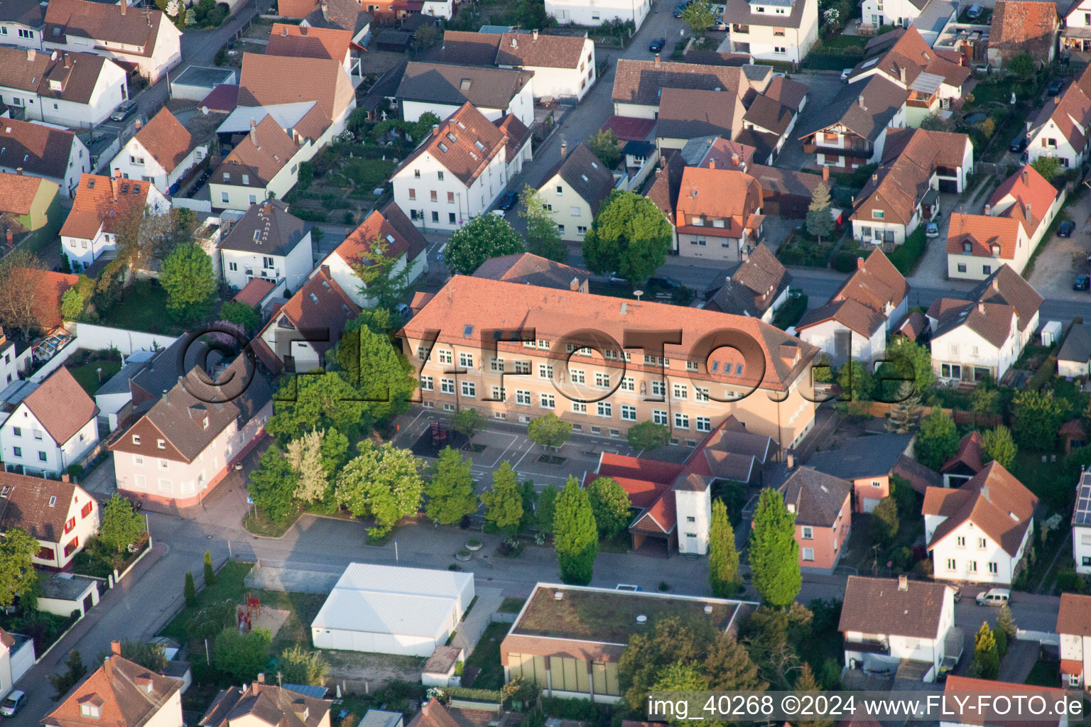 Friedrich School in Durmersheim in the state Baden-Wuerttemberg, Germany