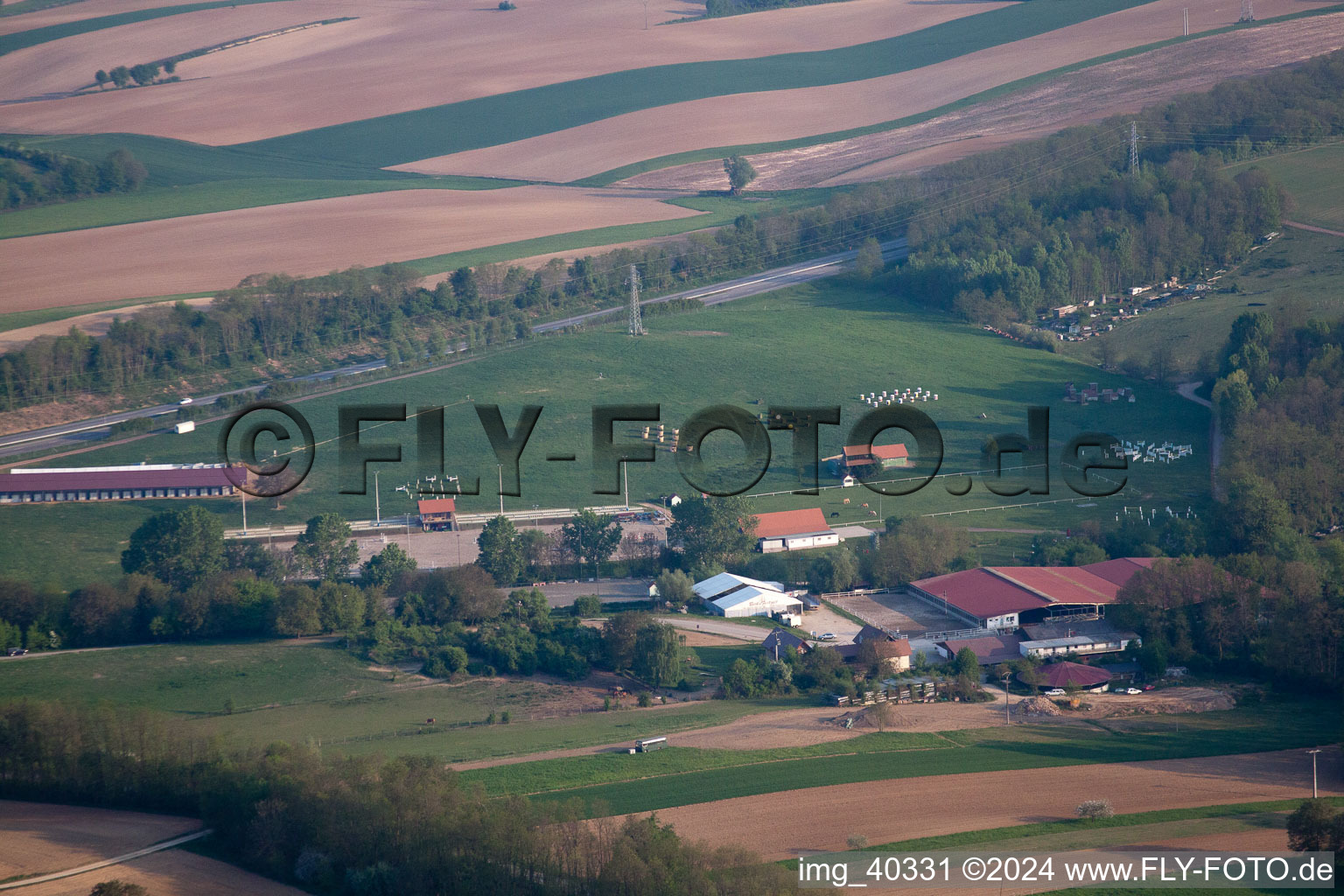 Haras in Neewiller-près-Lauterbourg in the state Bas-Rhin, France