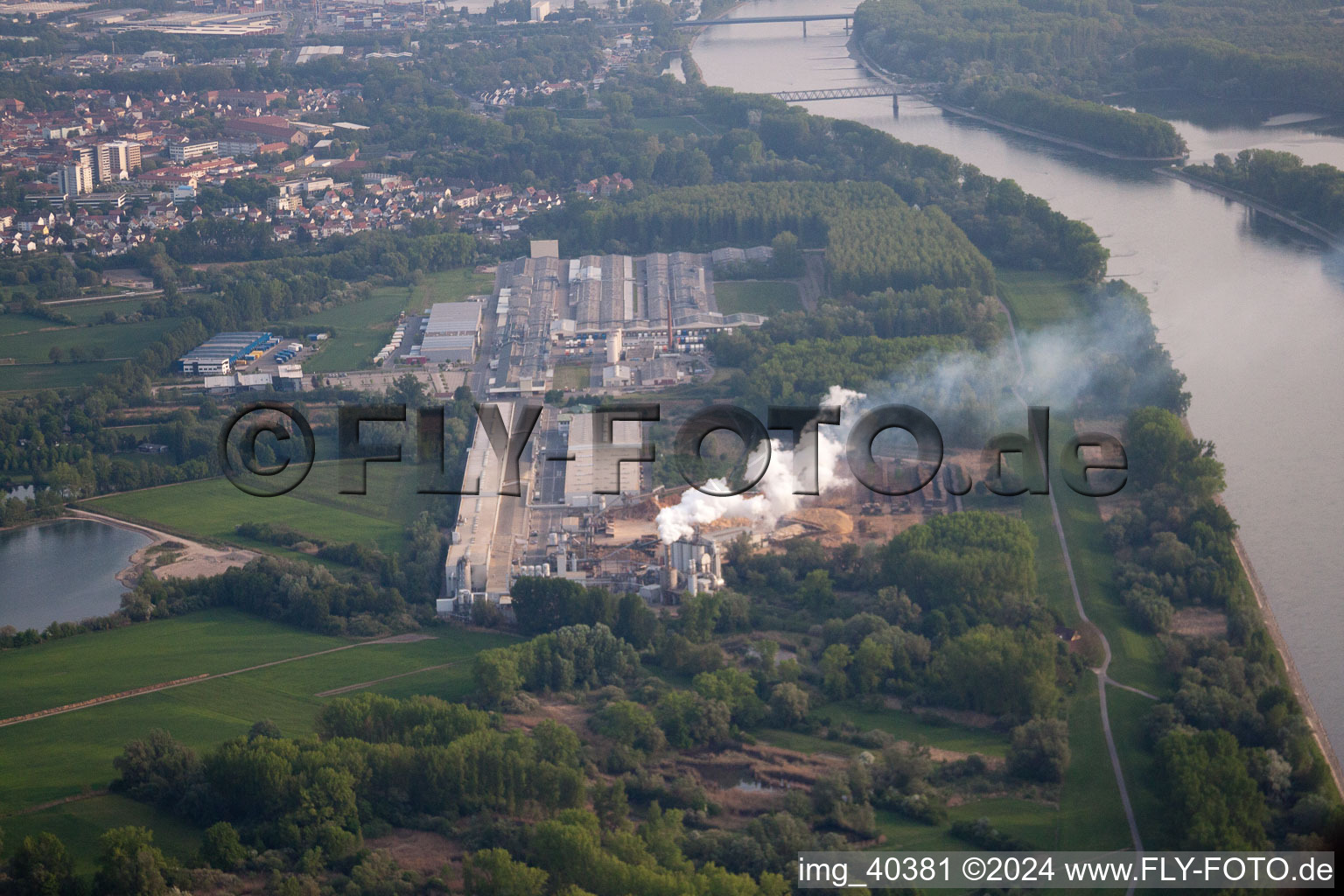 Nolde Industrial Area in Germersheim in the state Rhineland-Palatinate, Germany