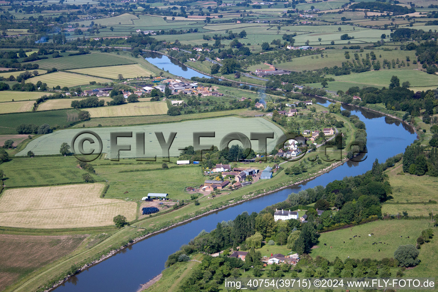 River Severn near Elmore in Elmore in the state England, Great Britain