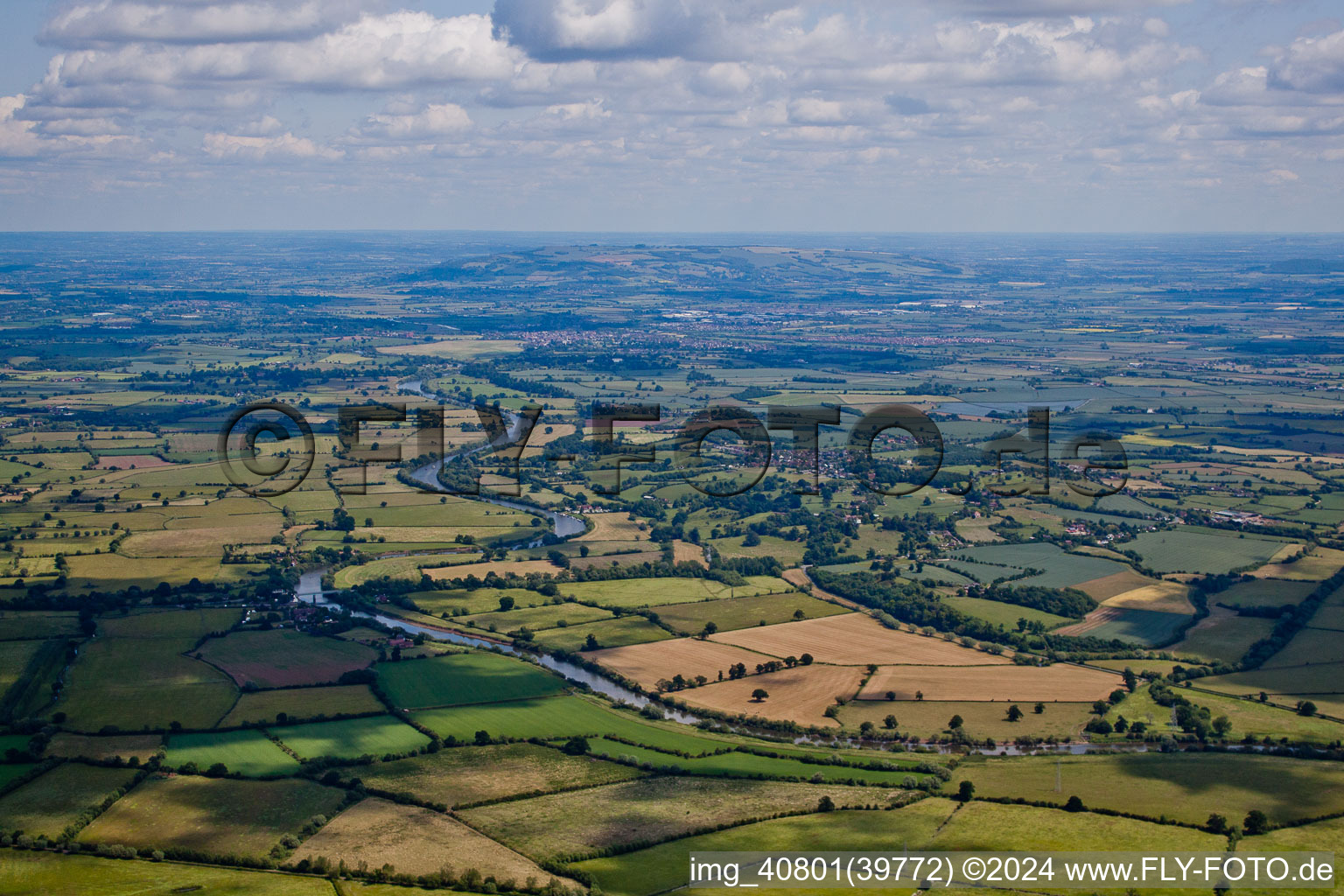 River Severn near Sandhurst(Glouceistershire/GB) in Sandhurst in the state England, Great Britain