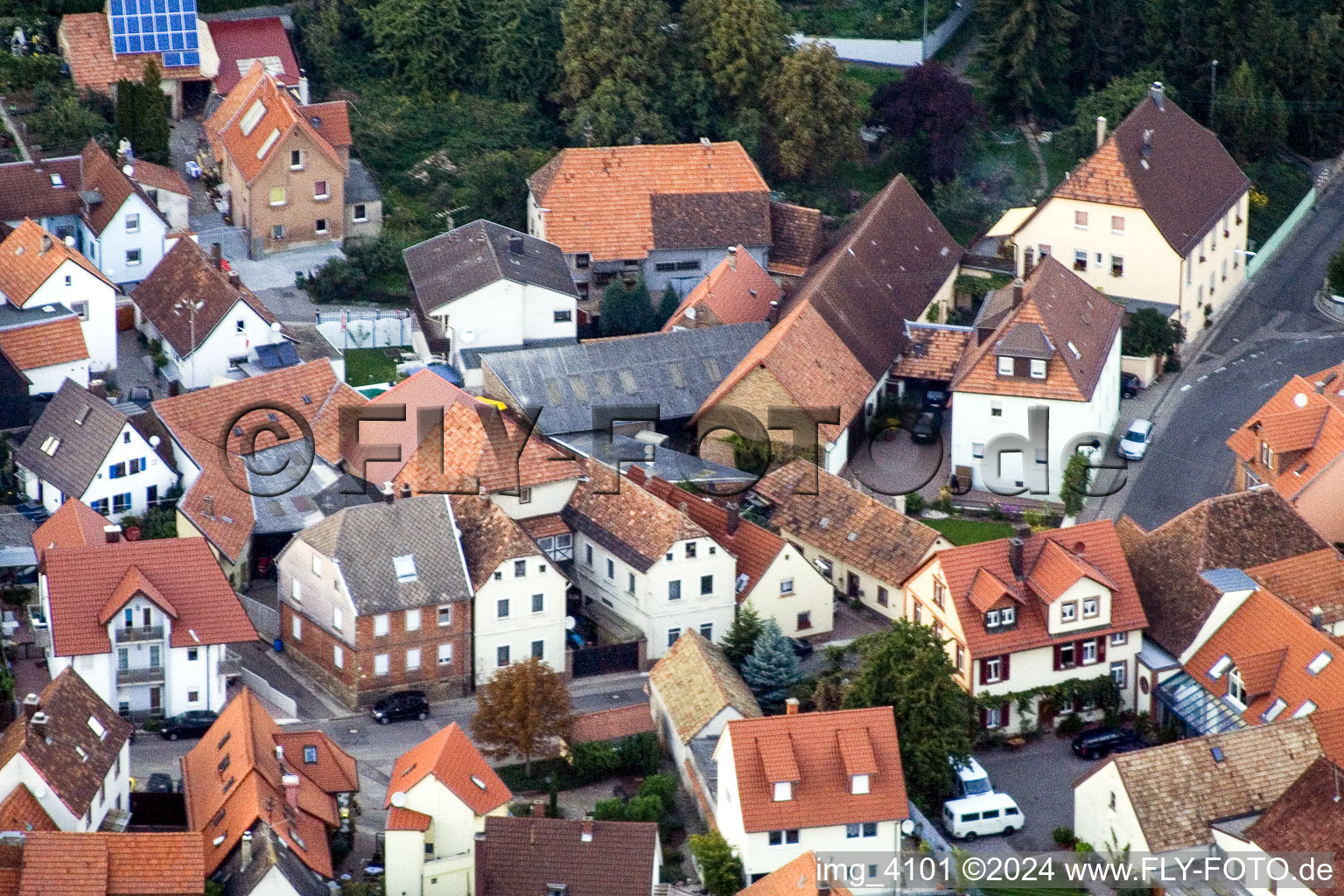 Aerial photograpy of District Arzheim in Landau in der Pfalz in the state Rhineland-Palatinate, Germany