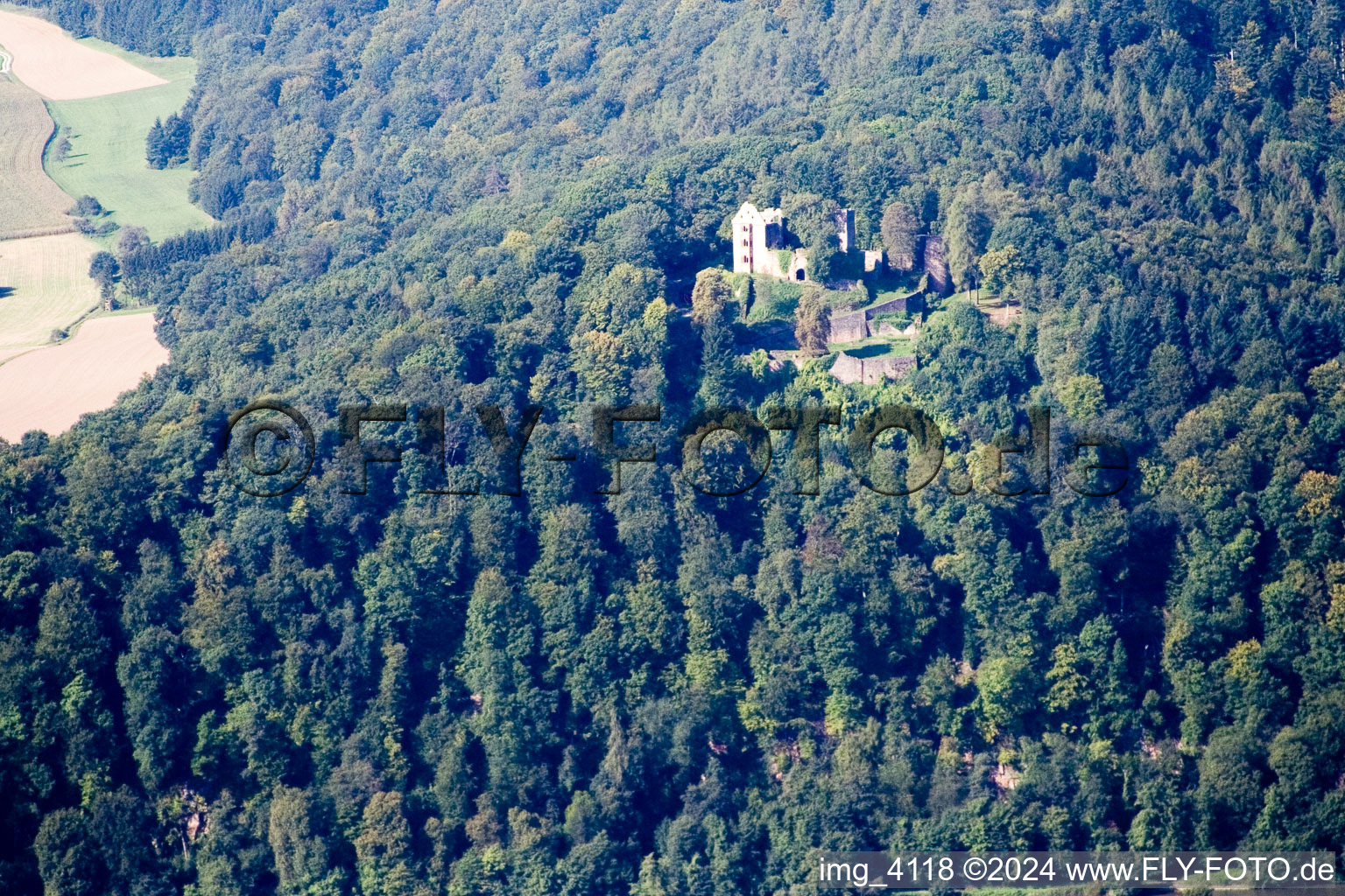 Minneburg in the district Neckarkatzenbach in Neunkirchen in the state Baden-Wuerttemberg, Germany