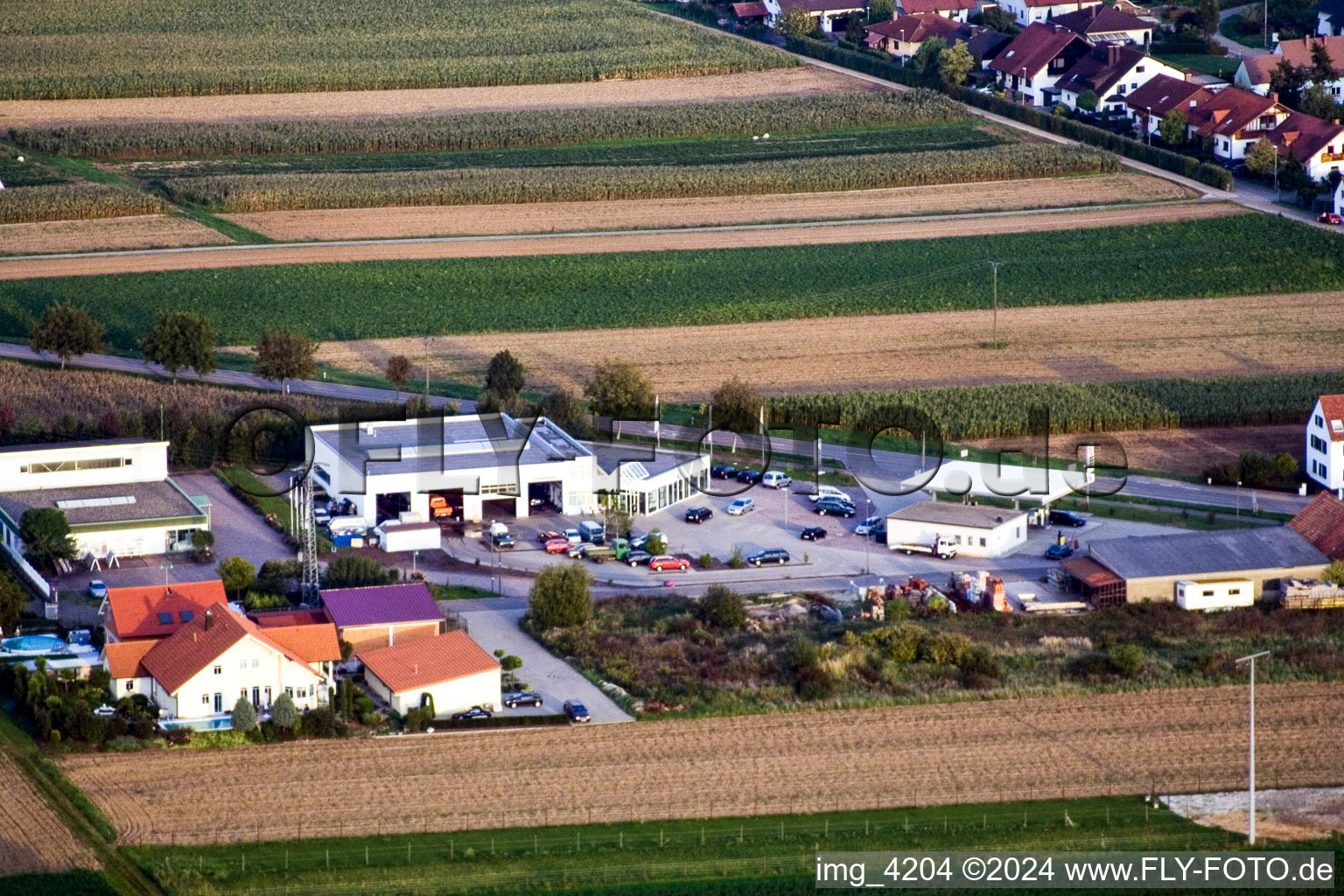 Gas station in Freckenfeld in the state Rhineland-Palatinate, Germany