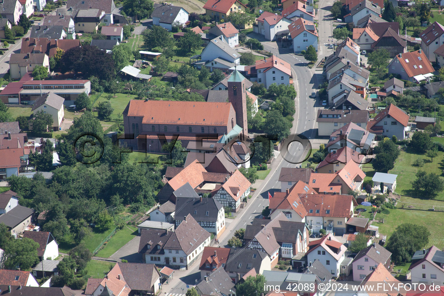 District Pfaffenrot in Marxzell in the state Baden-Wuerttemberg, Germany