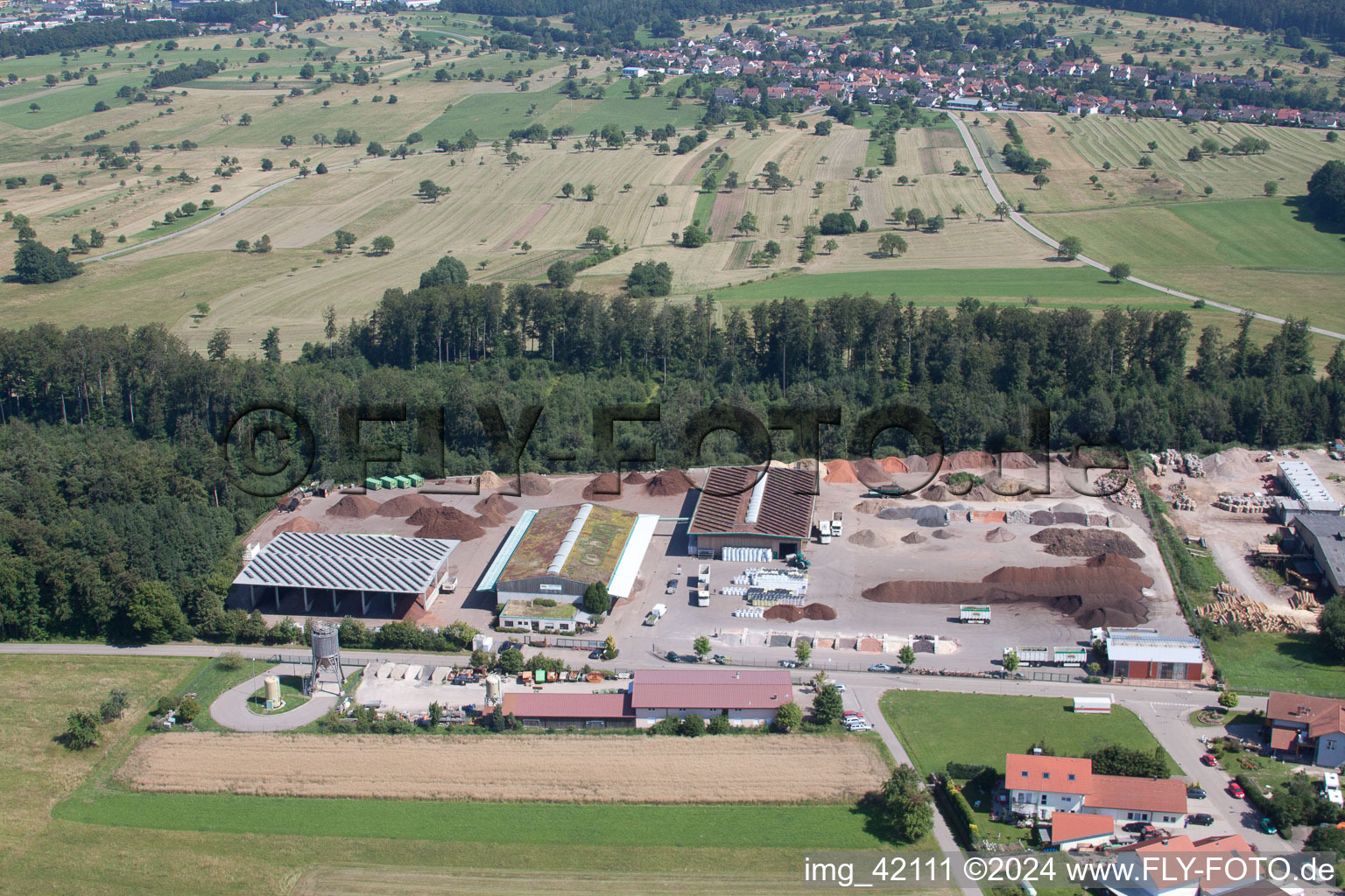 Corthum – Erdenwerk Forst Humus GmbH Im Schwarzenbusch 8, Marxzell-Pfaffenrot in the district Pfaffenrot in Marxzell in the state Baden-Wuerttemberg, Germany