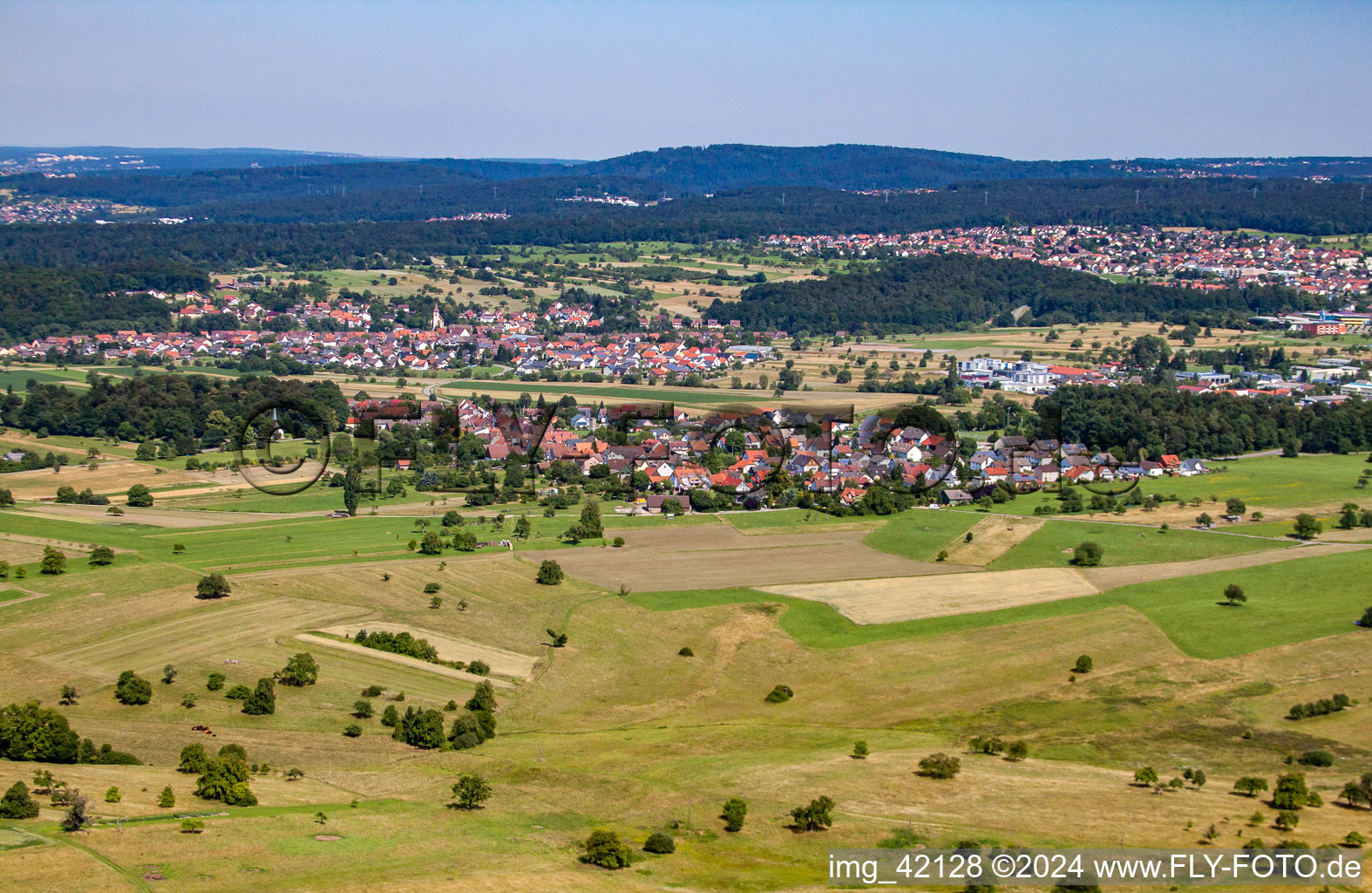 District Pfinzweiler in Straubenhardt in the state Baden-Wuerttemberg, Germany