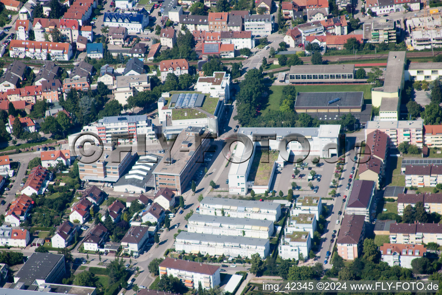 Schleinkoferstr in Ettlingen in the state Baden-Wuerttemberg, Germany