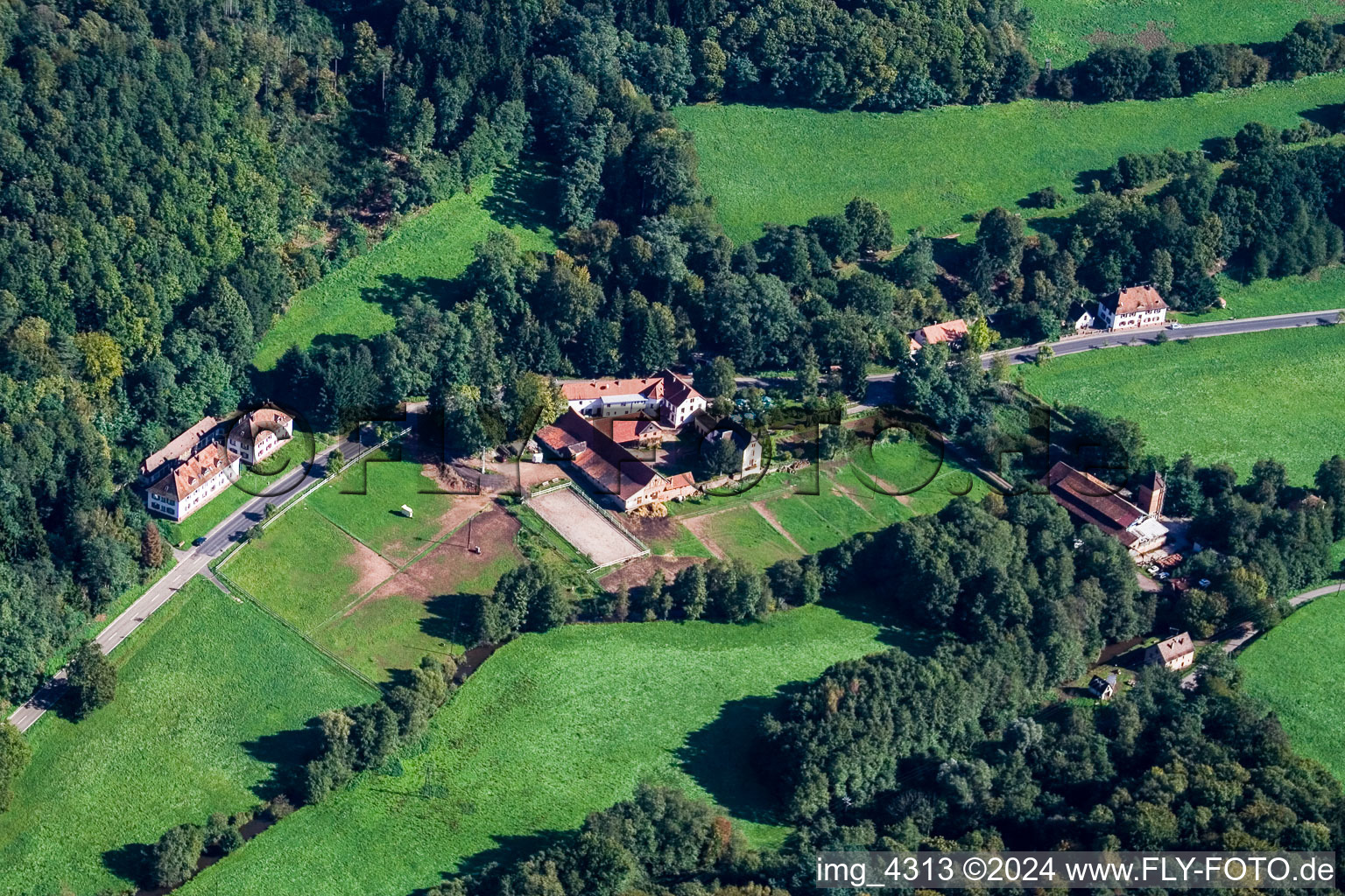 St. Germanshof in Sankt Germannshof in the state Rhineland-Palatinate, Germany