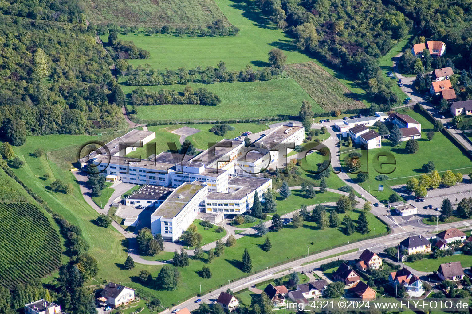 Hospital in Wissembourg in the state Bas-Rhin, France