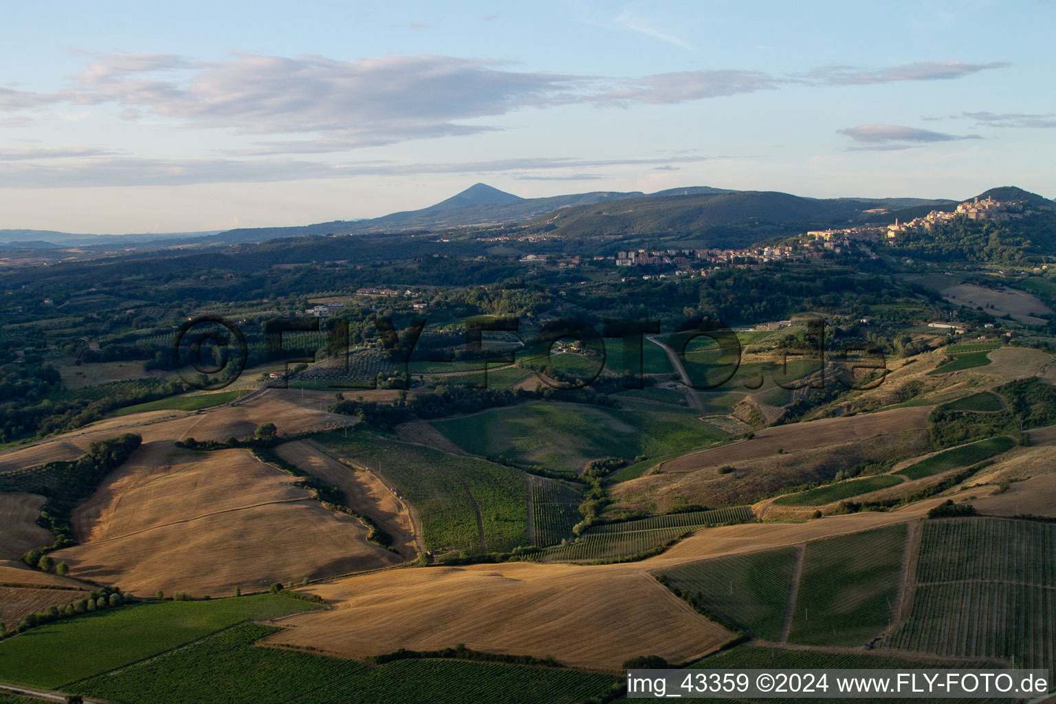 Montefollonico in the state Tuscany, Italy