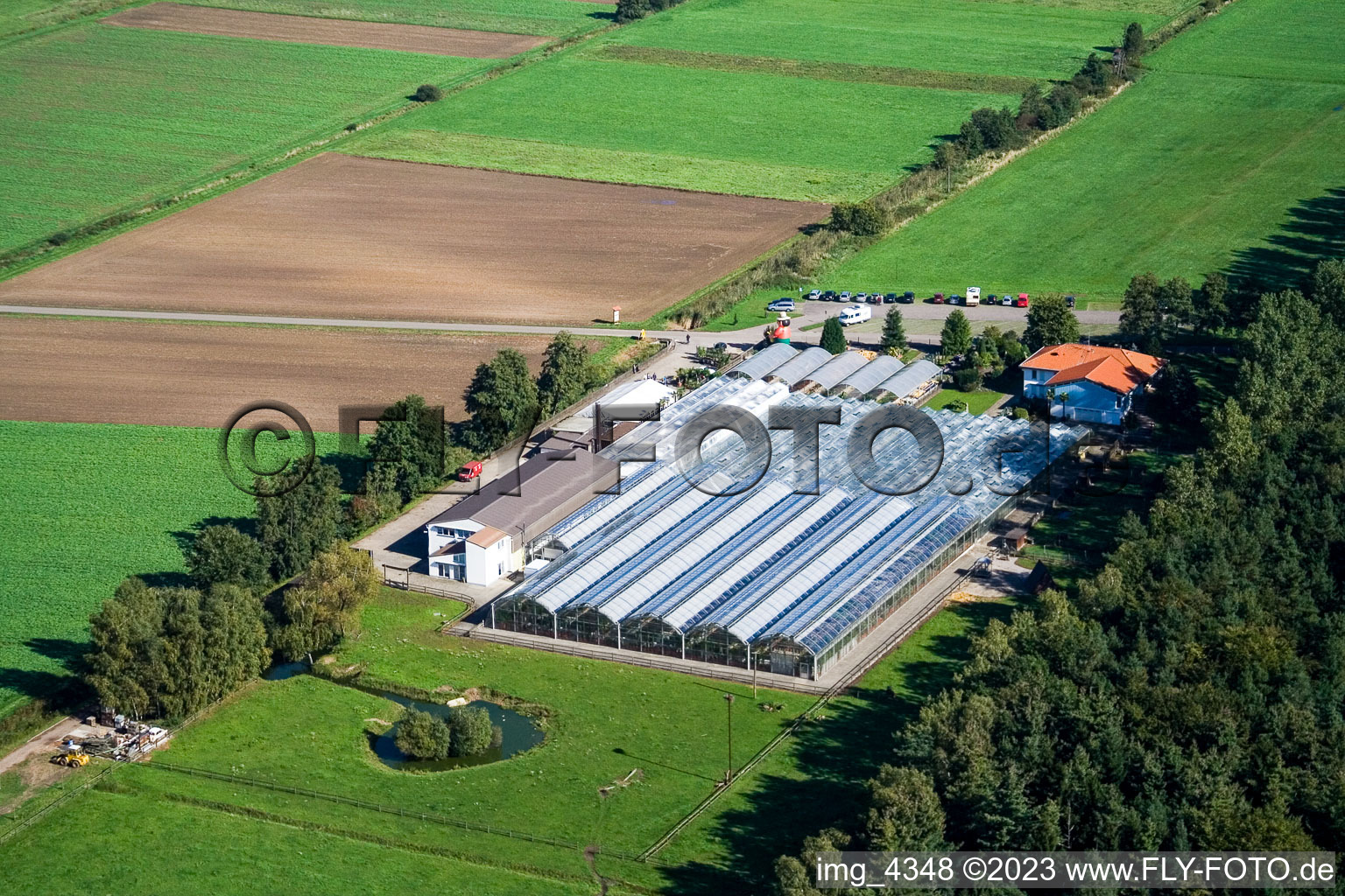 Aerial photograpy of Cactusland in Steinfeld in the state Rhineland-Palatinate, Germany