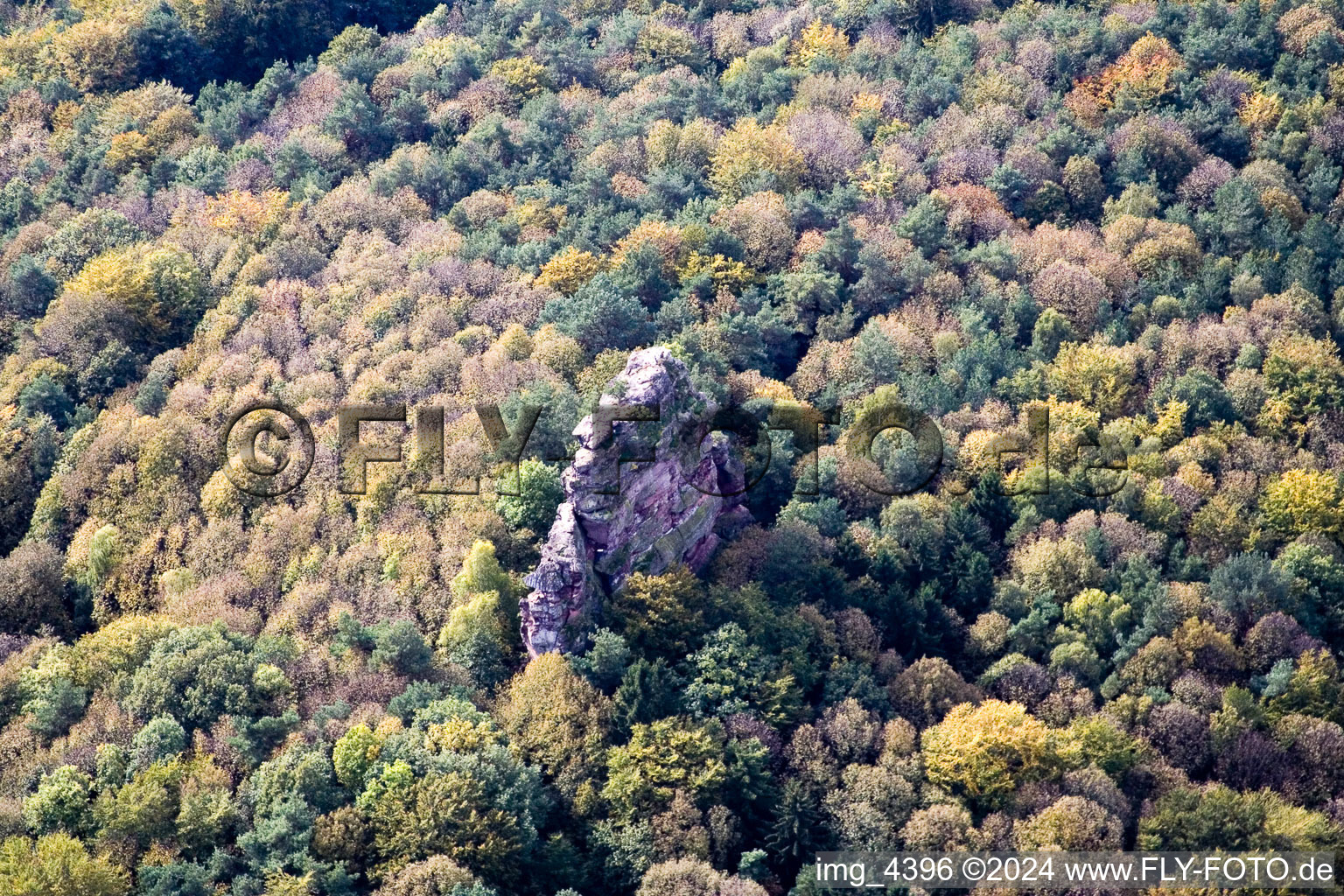 Rock in the N in Münchweiler am Klingbach in the state Rhineland-Palatinate, Germany