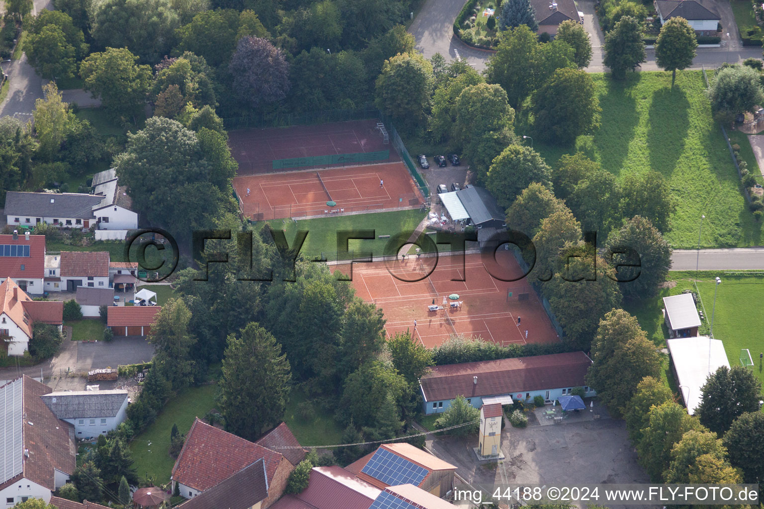 Drone image of District Mörzheim in Landau in der Pfalz in the state Rhineland-Palatinate, Germany