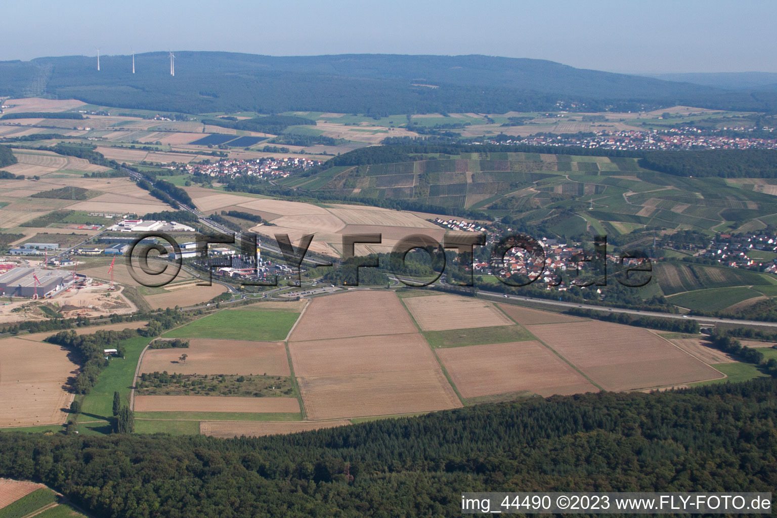 Waldlaubersheim in the state Rhineland-Palatinate, Germany