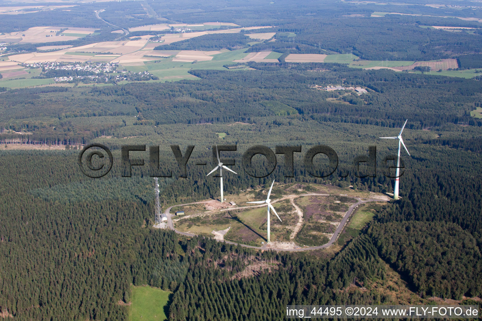 Stromberg in the state Rhineland-Palatinate, Germany