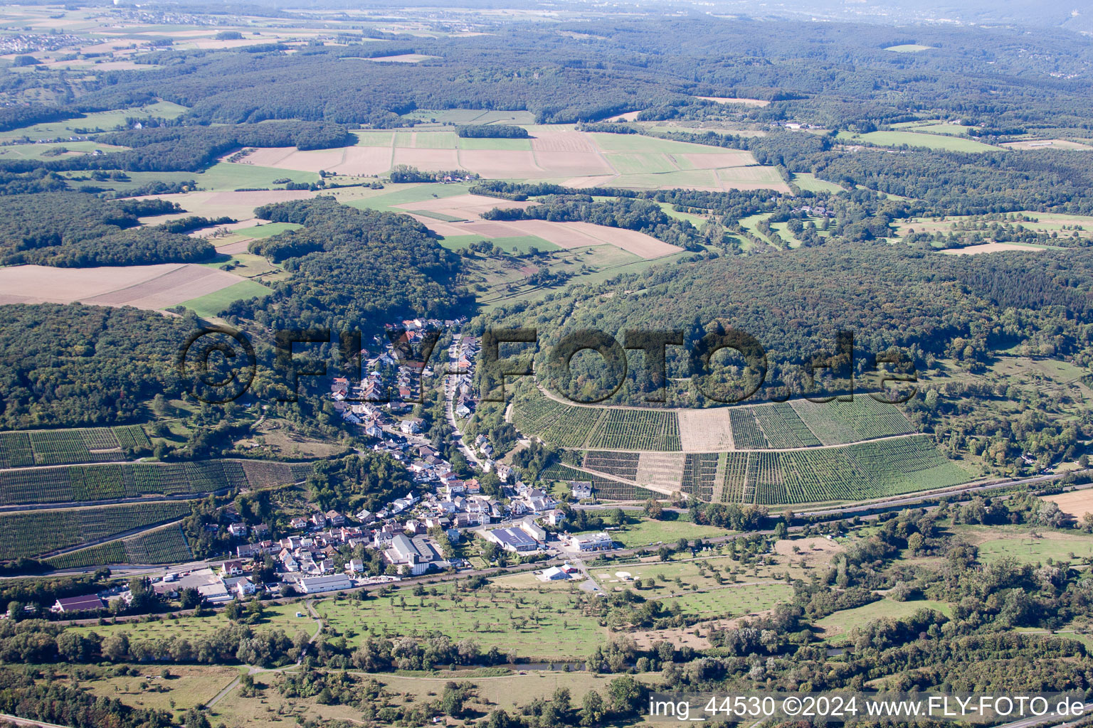 Village view in the district Lohrsdorf in Bad Neuenahr-Ahrweiler in the state Rhineland-Palatinate, Germany