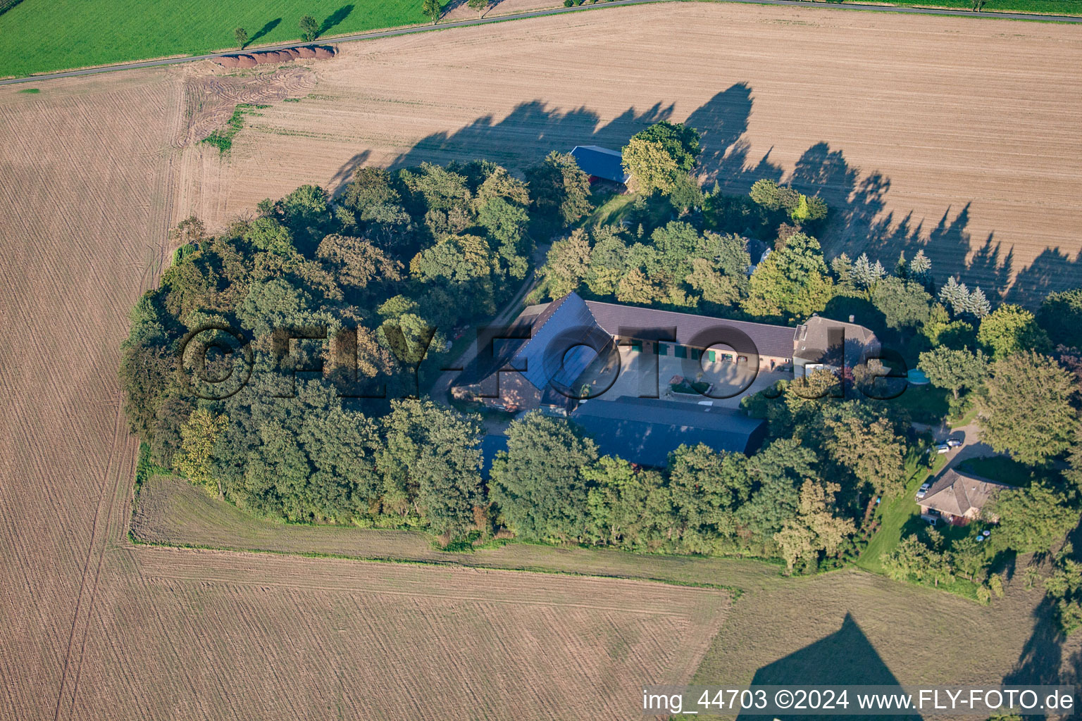 Erkelenz in the state North Rhine-Westphalia, Germany out of the air