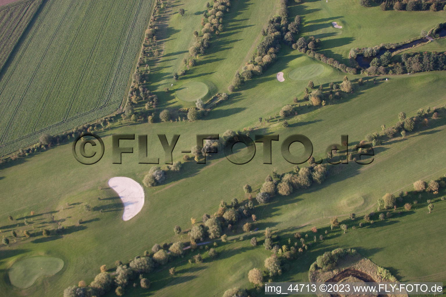 Golf club Mönchengladbach-Wanlo eV in Mönchengladbach in the state North Rhine-Westphalia, Germany out of the air