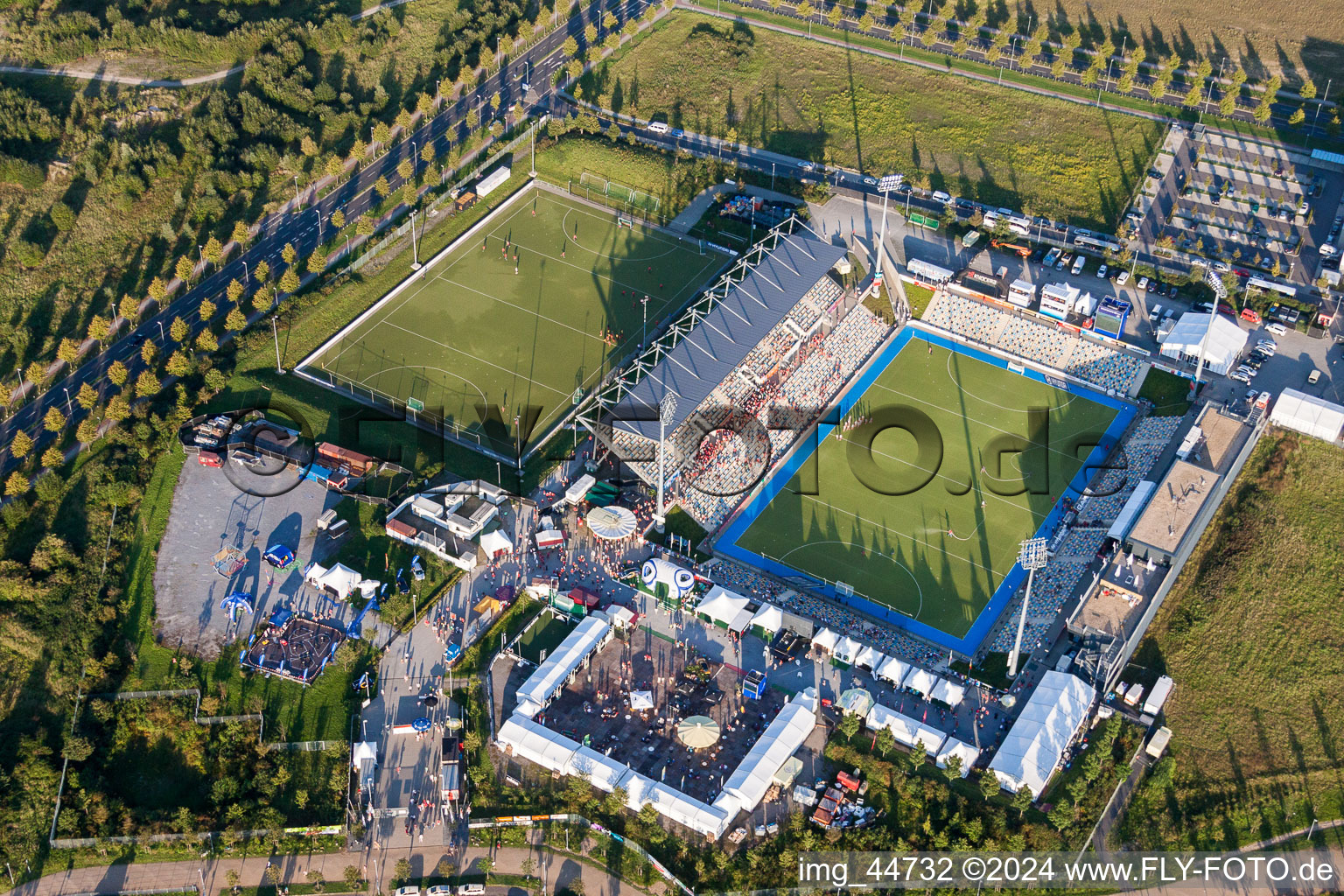 Santander FohlenCampus auf dem Sportstaetten-Gelaende der Arena des Stadion BORUSSIA-PARK in Moenchengladbach Sports facility grounds of the Arena stadium BORUSSIA-PARK in Moenchengladbach in the state North Rhine-Westphalia, Germany