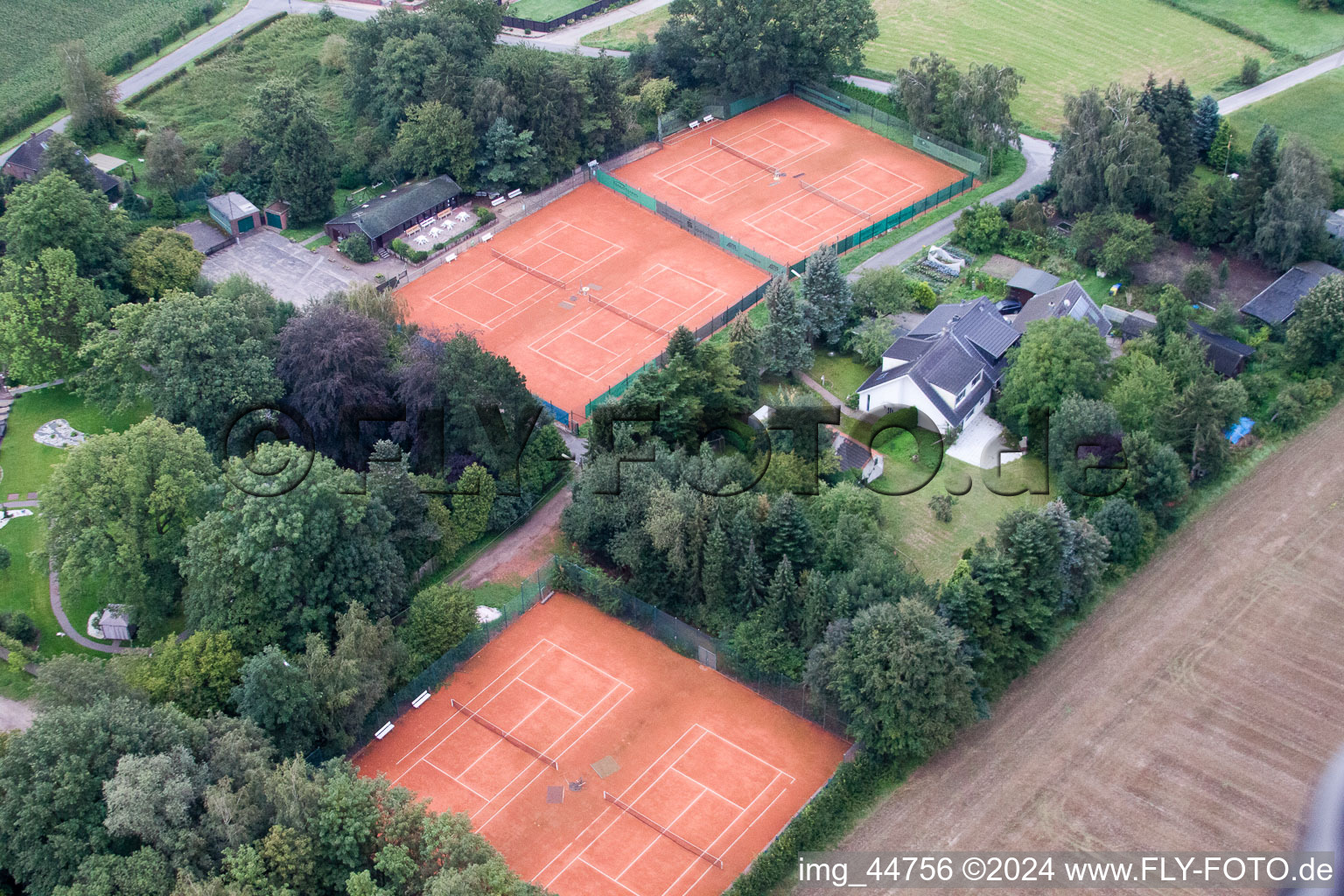 Grefrath in the state North Rhine-Westphalia, Germany viewn from the air