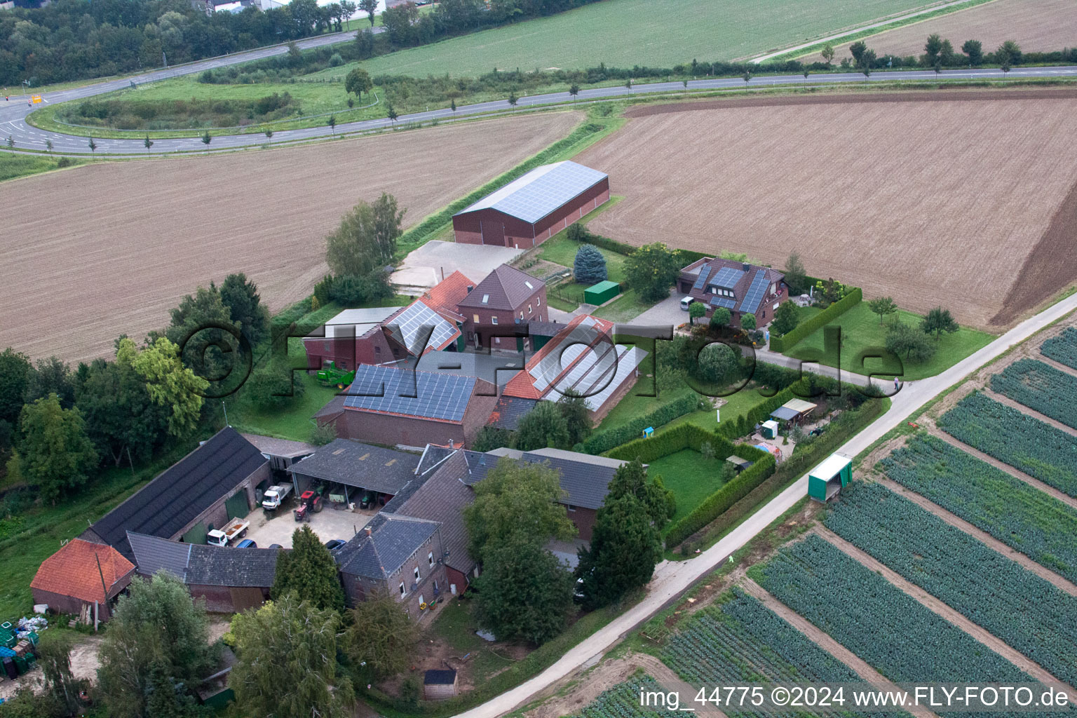 Drone image of Grefrath in the state North Rhine-Westphalia, Germany