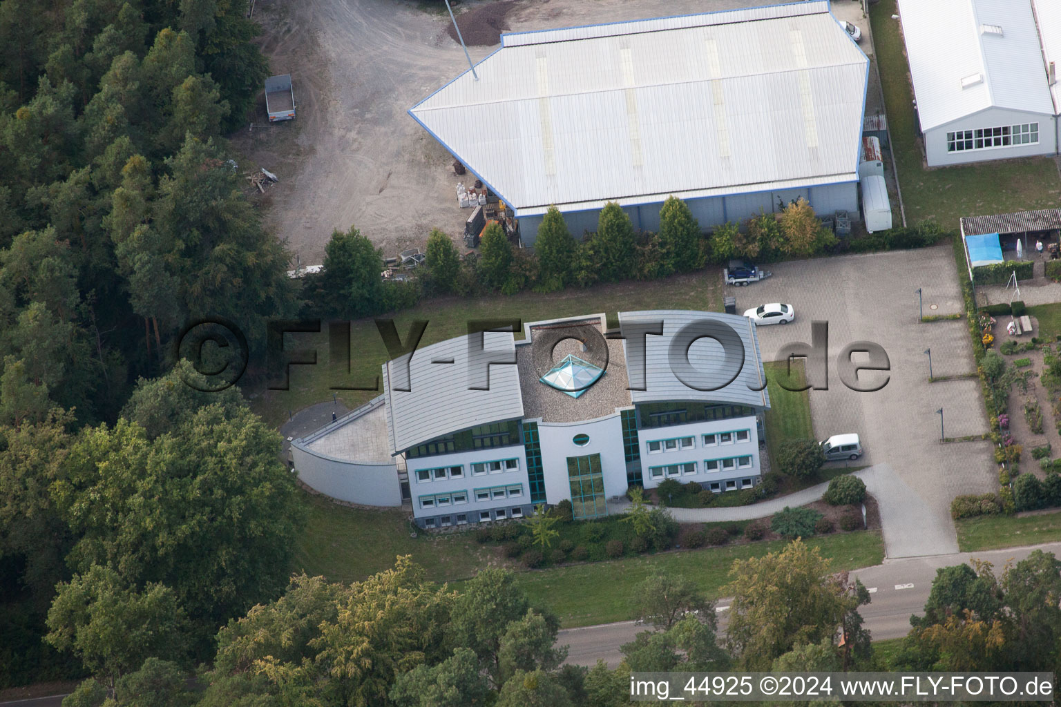 Rheinzabern in the state Rhineland-Palatinate, Germany out of the air