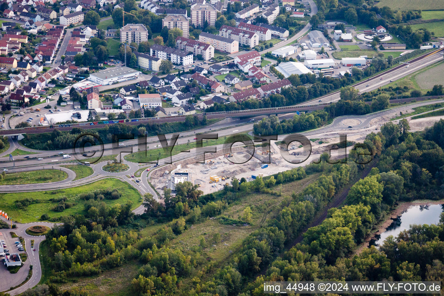 Maximilian Center II in the district Maximiliansau in Wörth am Rhein in the state Rhineland-Palatinate, Germany