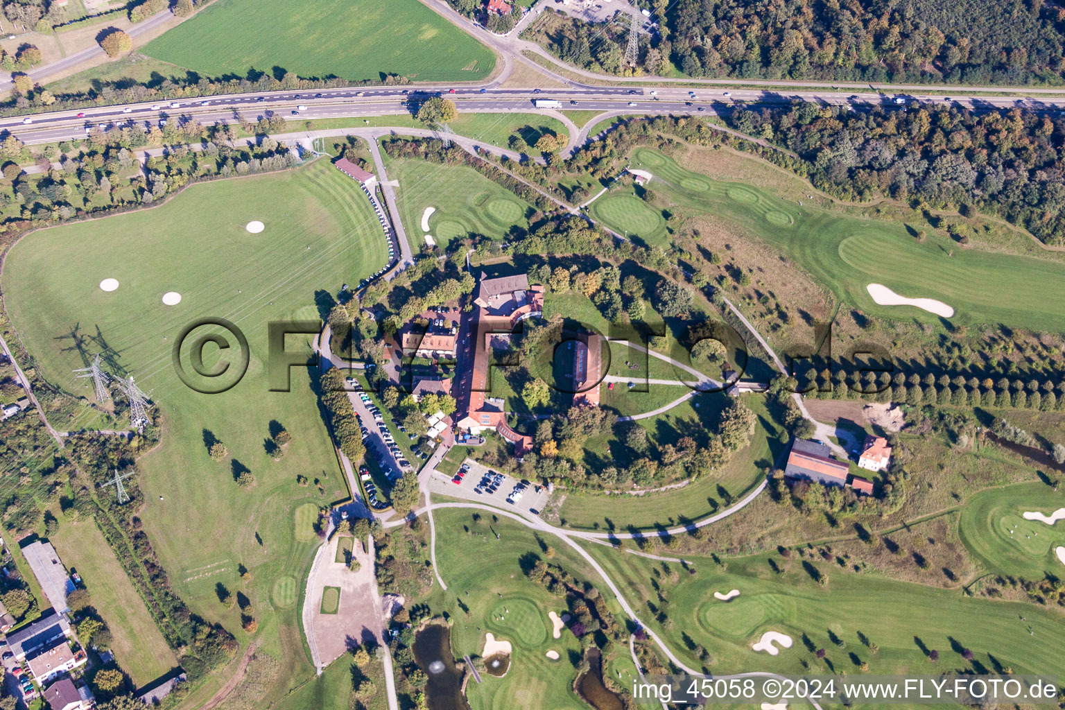 District Beiertheim-Bulach in Karlsruhe in the state Baden-Wuerttemberg, Germany seen from above