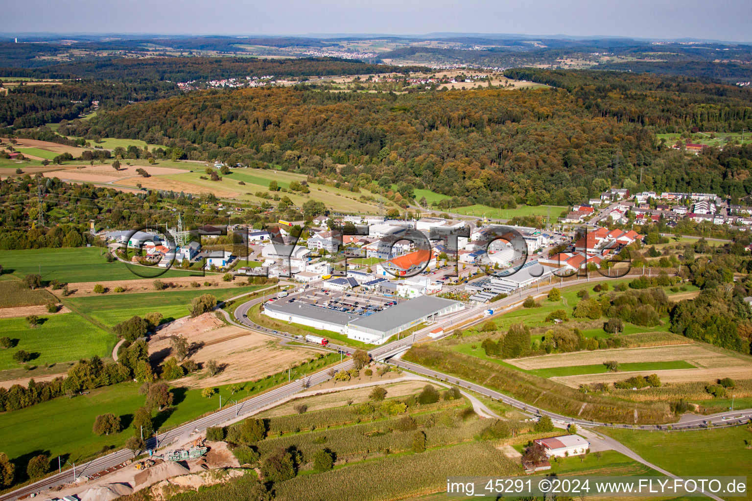 Edeka Piston in the district Langensteinbach in Karlsbad in the state Baden-Wuerttemberg, Germany