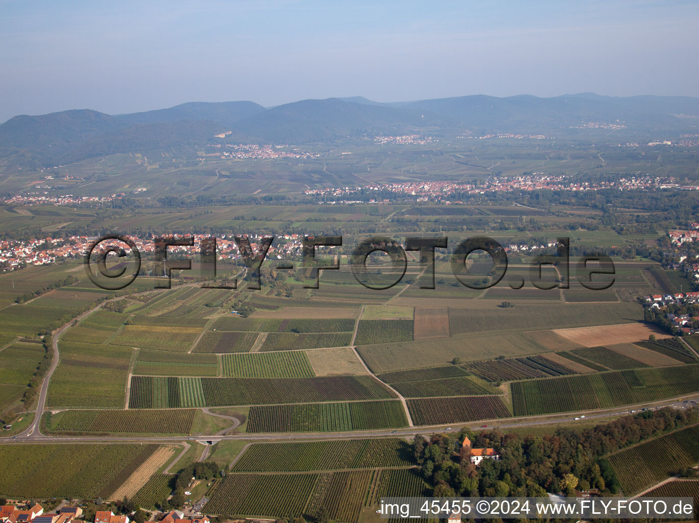 District Arzheim in Landau in der Pfalz in the state Rhineland-Palatinate, Germany out of the air