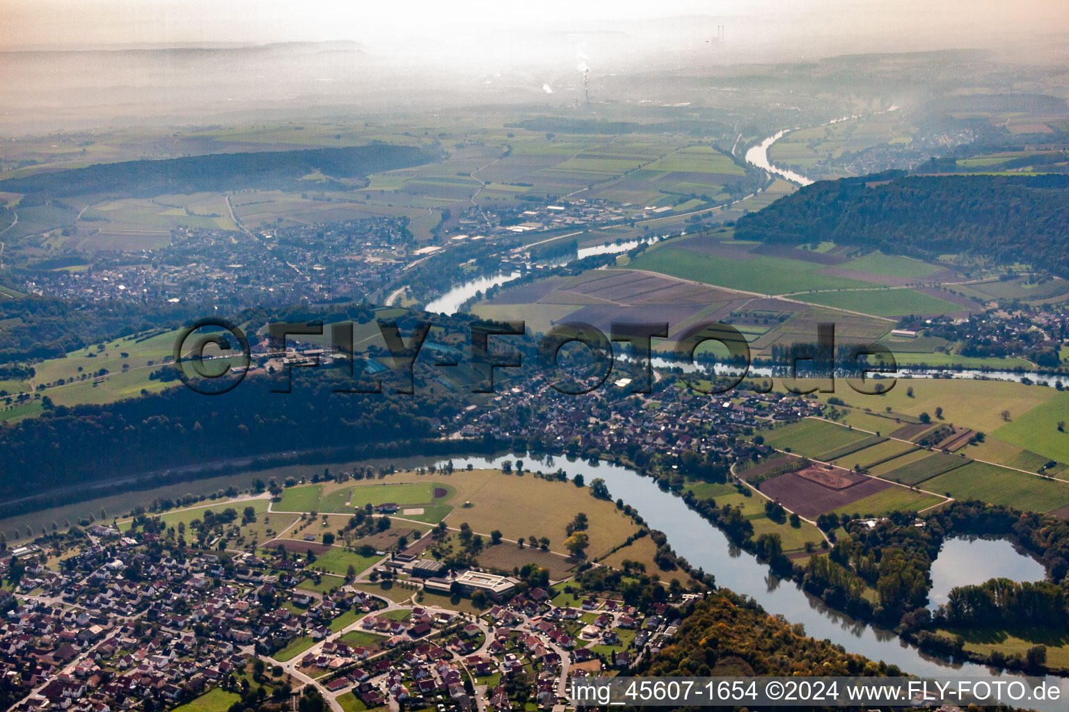 Bottingen, Gundelsheim, Neckar loop in Haßmersheim in the state Baden-Wuerttemberg, Germany