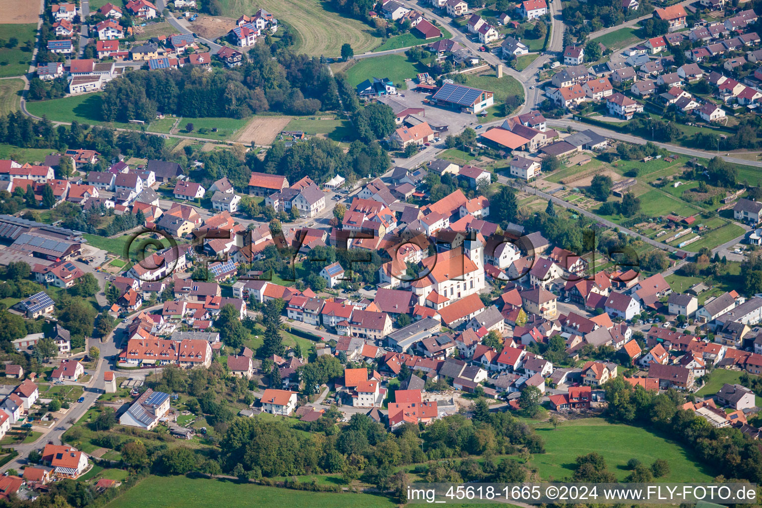 District Sulzbach in Billigheim in the state Baden-Wuerttemberg, Germany