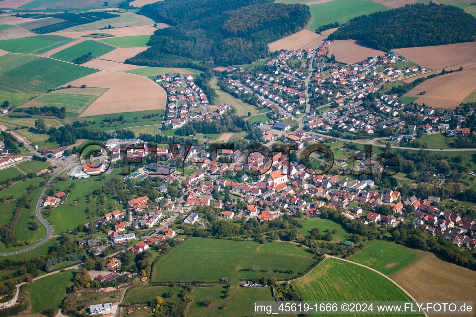 Sulzbach in Billigheim in the state Baden-Wuerttemberg, Germany