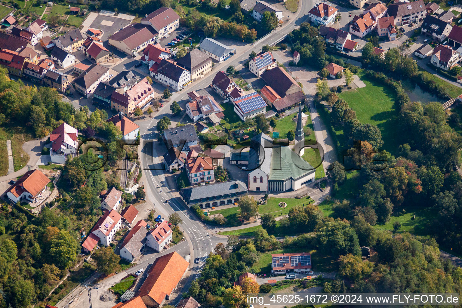 St. Michael in Billigheim in the state Baden-Wuerttemberg, Germany