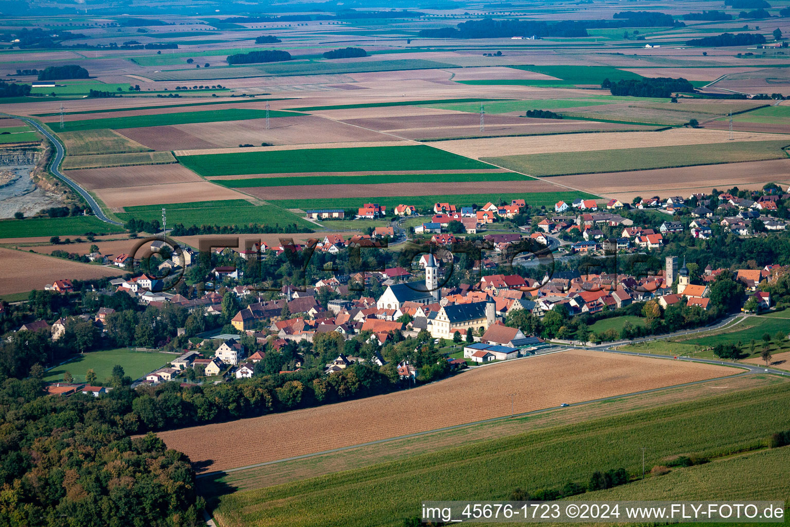 Aub in the state Baden-Wuerttemberg, Germany