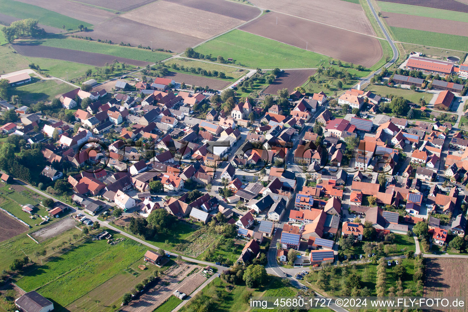 District Bullenheim in Ippesheim in the state Bavaria, Germany