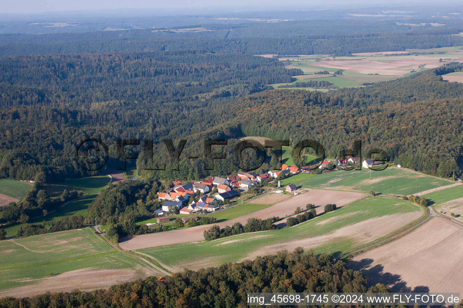 Zeisenbronn in the state Bavaria, Germany