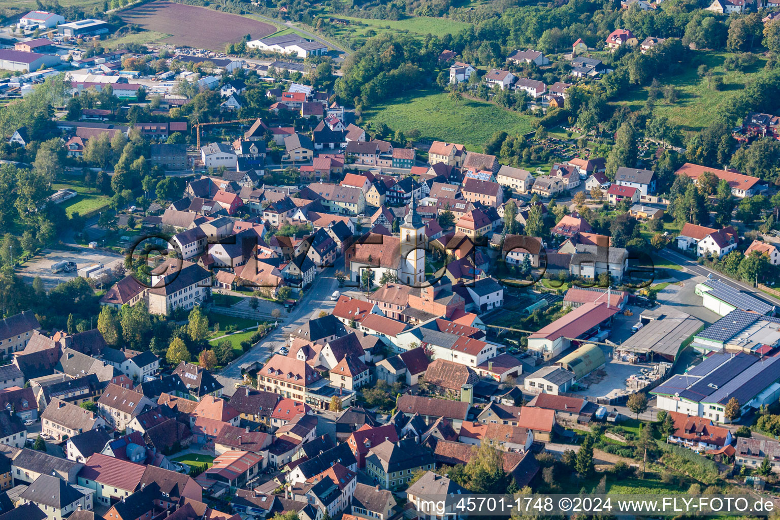 Burghaslach in the state Bavaria, Germany