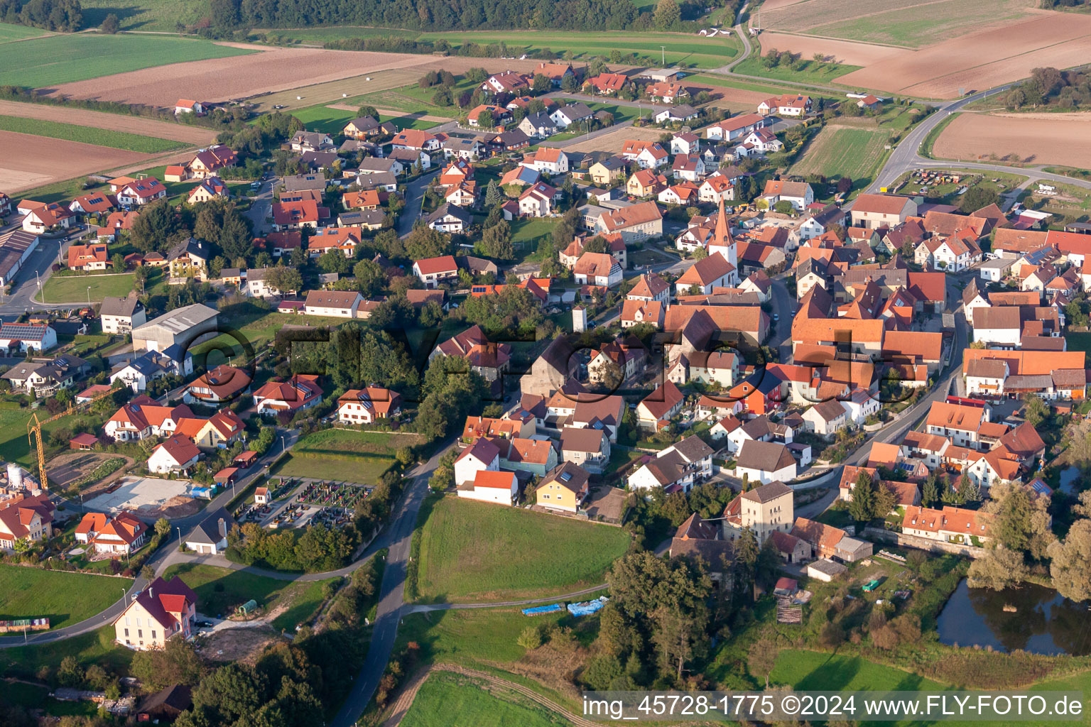 District Herrnsdorf in Frensdorf in the state Bavaria, Germany