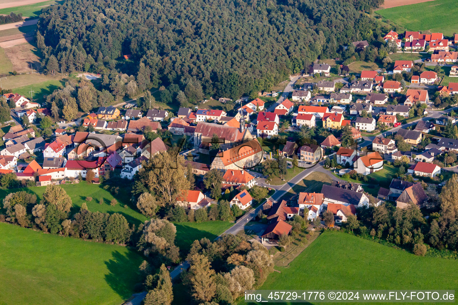 District Schlüsselau in Frensdorf in the state Bavaria, Germany