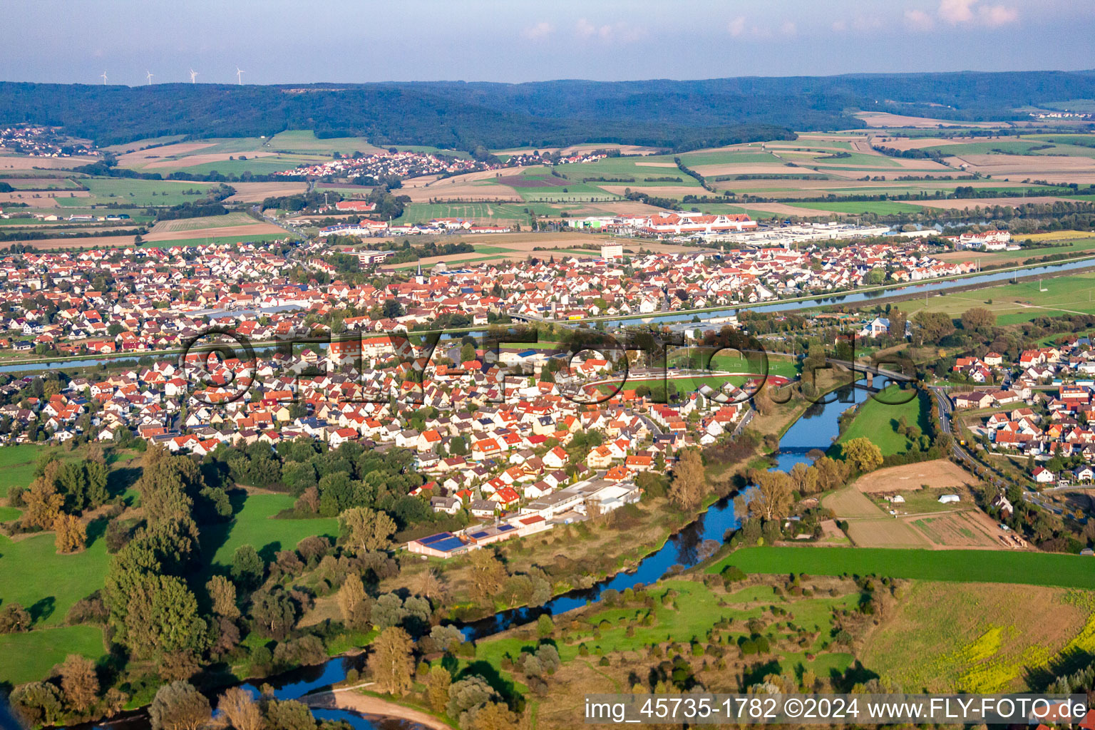 District Sassanfahrt in Hirschaid in the state Bavaria, Germany