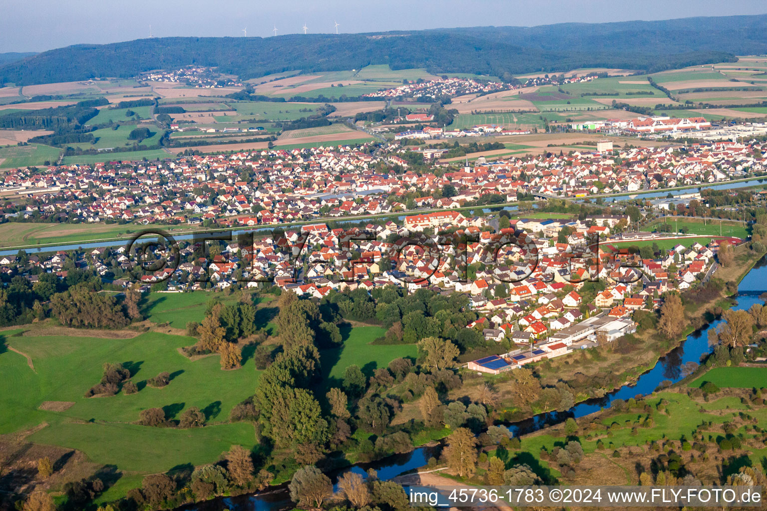 Hirschaid in the state Bavaria, Germany